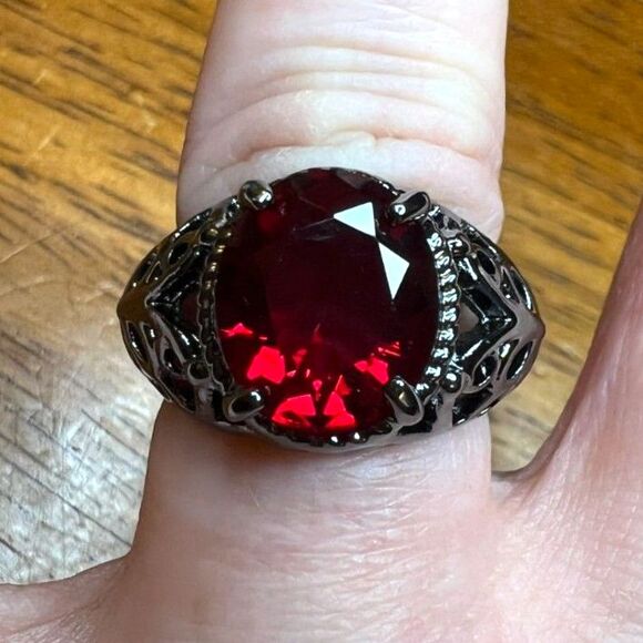 Jewelry - Ruby Simulant Ring, Size 6.5